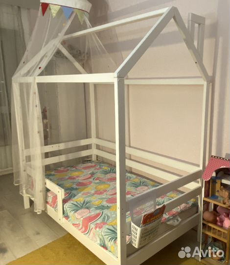 Детская кровать домик бу 180*90