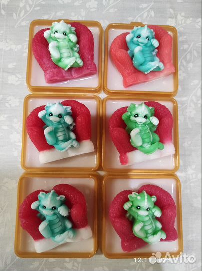 Мыло ручной работы дракон