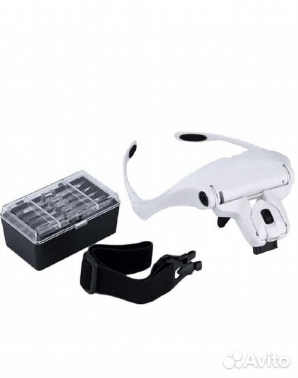 Очки-лупа с подстветкой для рукоделия