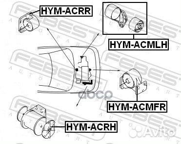 Опора двигателя hyundai accent/verna 99-13 задняя