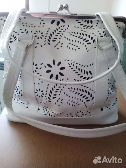 Сумка белая,сумка Georgia