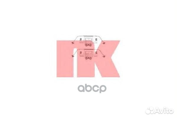 Комплект монтажный торм. колодок BMW 5 07.03- 7