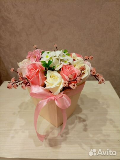 Букет цветов из мыла