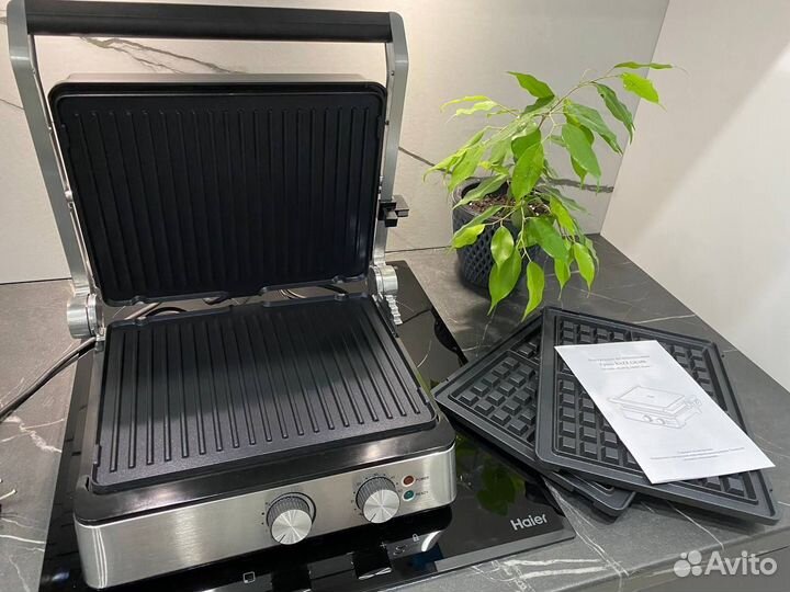 Электрический гриль razz 2в1. Новый