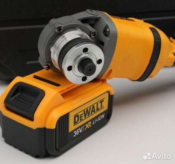 Аккумуляторная ушм болгарка DeWalt