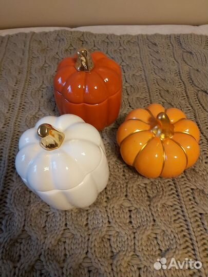 Тыква -шкатулка,конфетница,сахарница и декор
