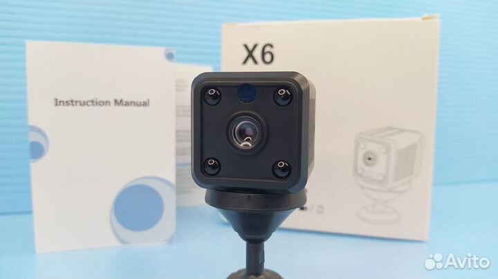 Камера видеонаблюдения wifi/вайфай/вай-фай X6 мини