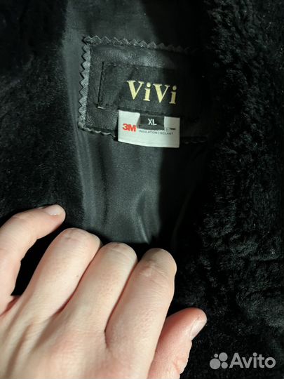 Дубленка натуральная женская 46