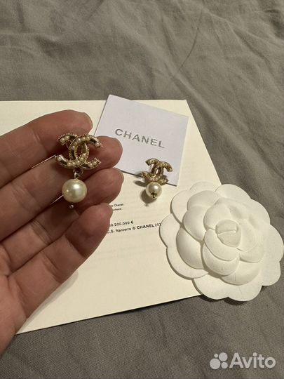 Серьги Chanel