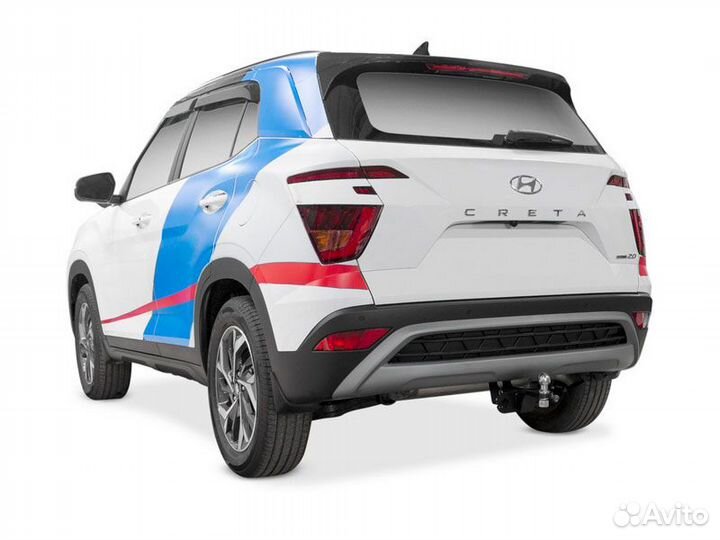 Фаркоп под квадрат Hyundai Creta Restyling, 2020-2
