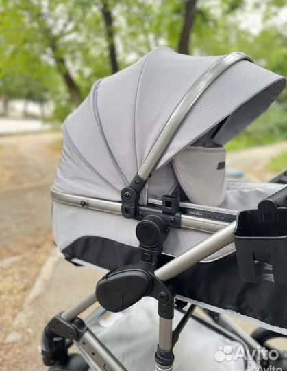 Коляска 2/1 трансформер Luxmom 558; зима - лето