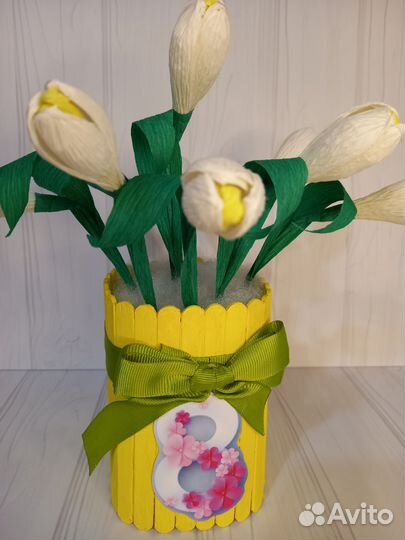 Поделка на 8 марта в сад школу