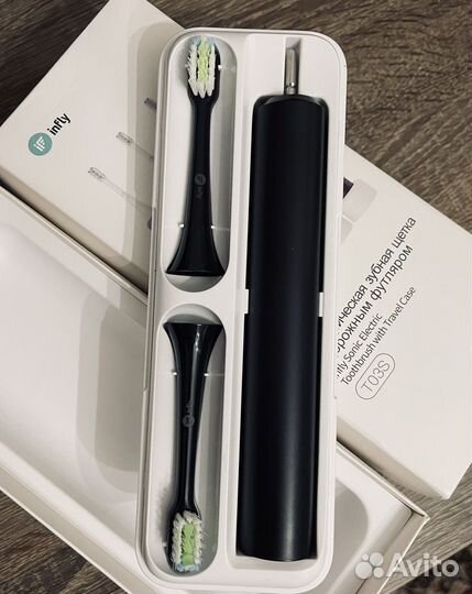 Электрическая зубная щетка Infly T03S черная