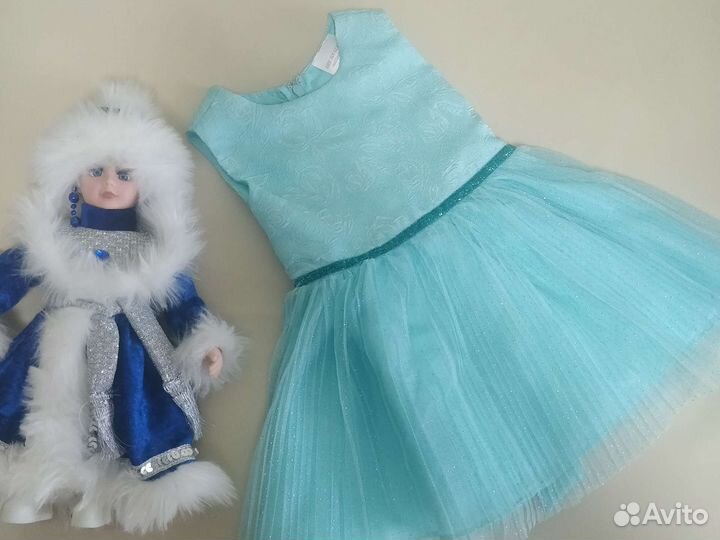 Новогоднее платье для девочки 86