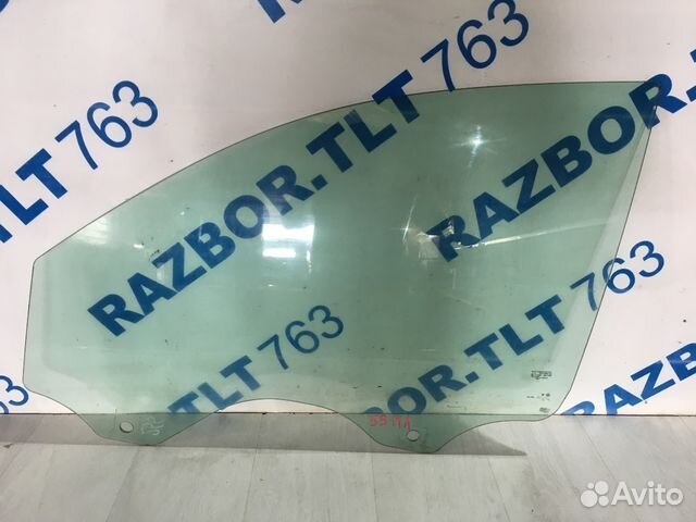 Стекло передней двери лев. volkswagen touareg I ре