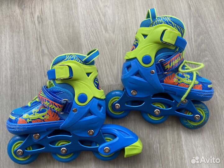 Роликовые коньки детские с защитой 26-29