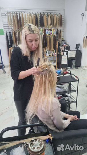 Капсульное наращивание волос