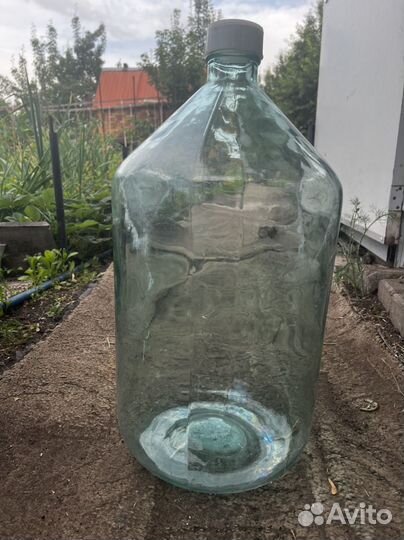 Бутылка стеклянная 20 литров