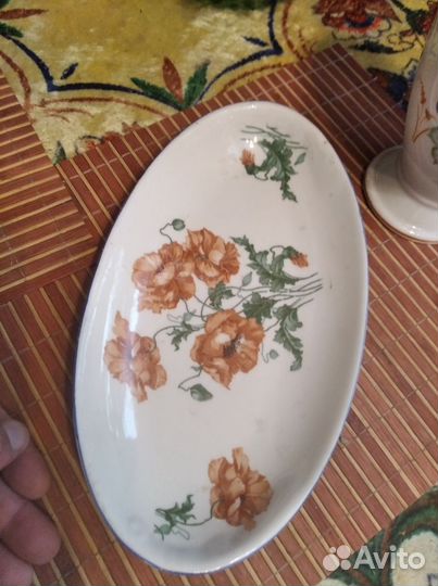 Тарелка Коминтерн Маки ранние советы