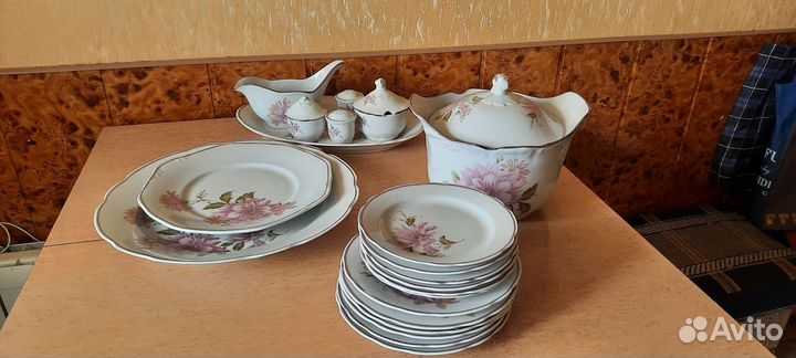 Столовый сервиз фарфор СССР