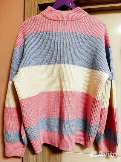 Свитер и жилет вязанные L