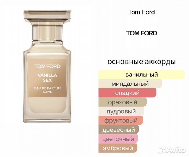 Парфюм Tom Ford Vanilla sex 30 мл оригинал