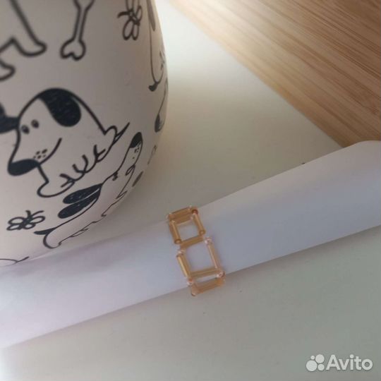 Кольцо из бисера