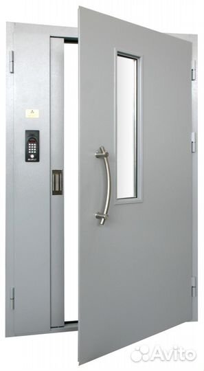 Дверь металлическая на подъезд с домофоном