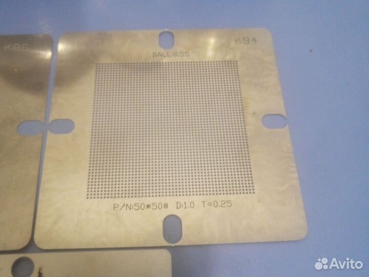 BGA трафареты для реболлинга чипов