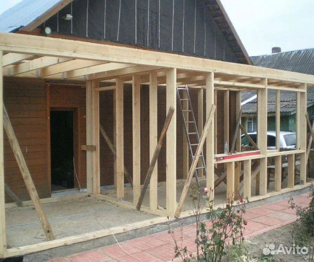 Строительство террас, веранд, беседок, пристроек