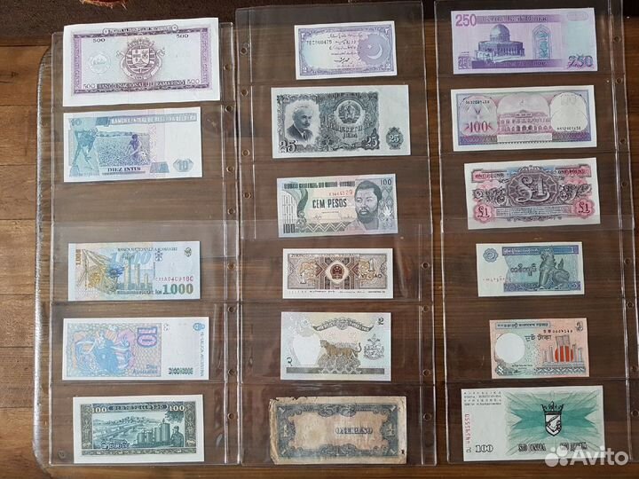 Монеты и купюры мира с 1-34 номер. Новые