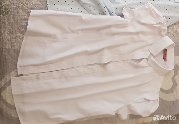 Рубашки школьные для девочки 4 шт