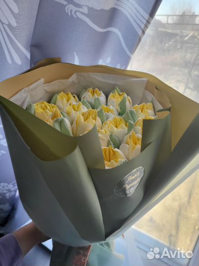 Зефирные тюльпаны