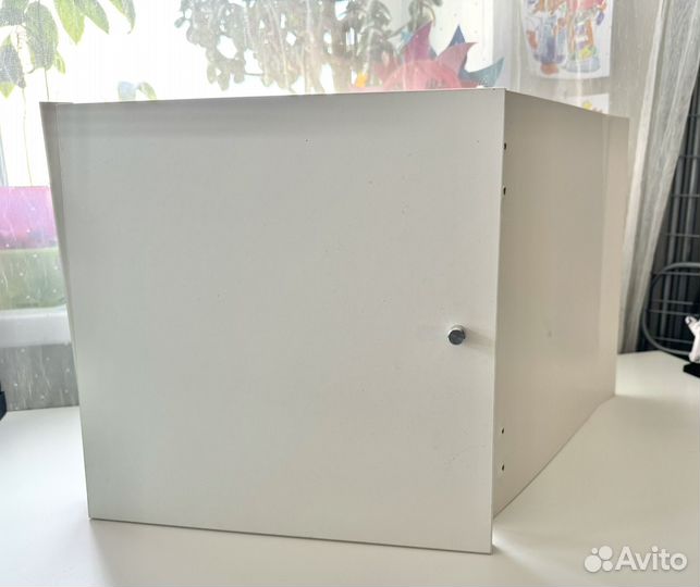 Вставка в стелаж IKEA каллакс белая