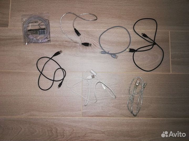 Провод, шнур кабели USB, DVI, VGA, RCA -AUX и др
