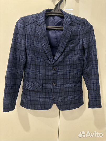 Пиджак школьный для мальчика 13 лет (158см)