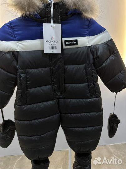 Зимний комбинезон moncler 74 80 новый