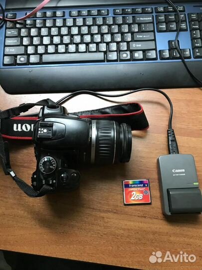 Canon eos 400d KIT + UV filter + сумка