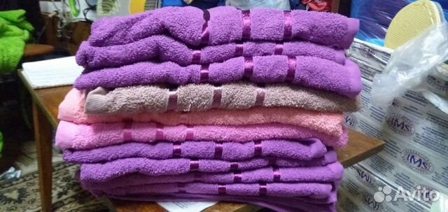 Махровые полотенца новые
