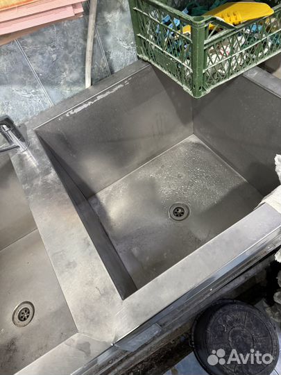 Мойка двухсекционная бу