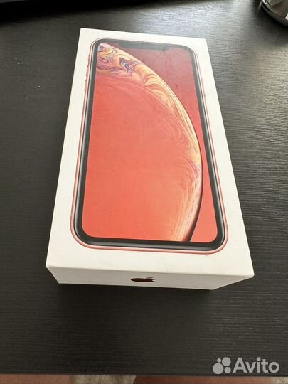 Коробка от iPhone xr Coral 128