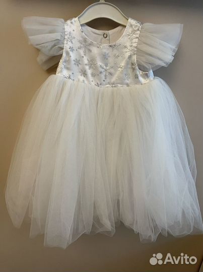 Платье снежинка