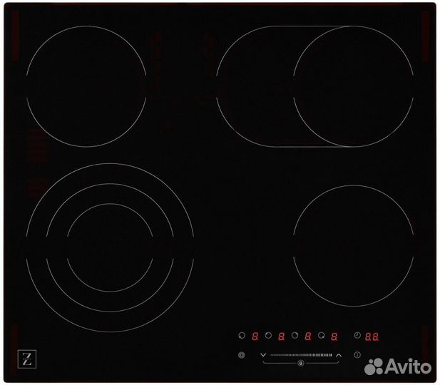 Электрическая плита варочная панель Zugel ZEN603B