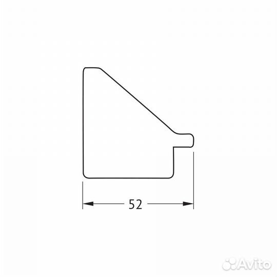 Зеркало настенное Polygon evoform в багетной раме