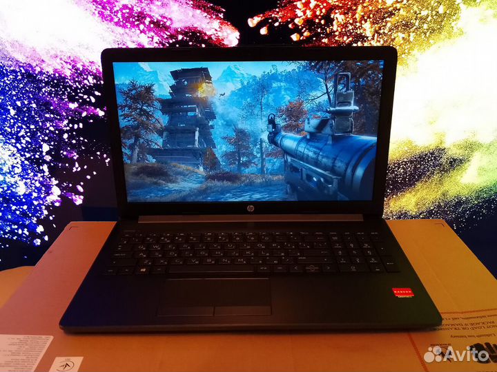 Отличный новый ноутбук HP для игр, бизнеса,учебы