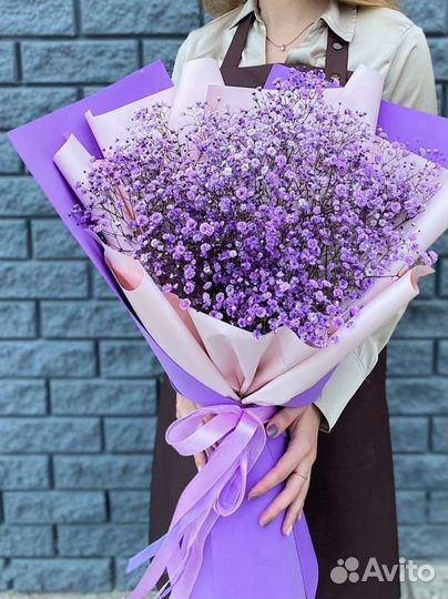 Букет из гипсофилы Подарок Доставка