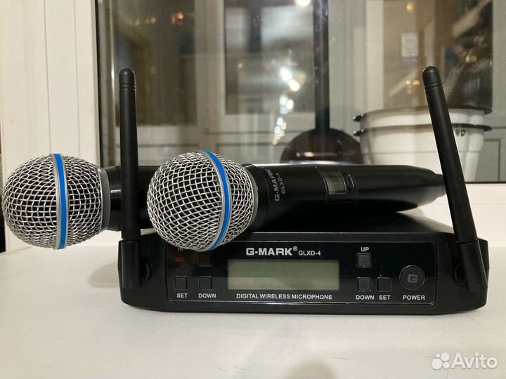 Микрофоны беспроводные g-mark glxd - 4
