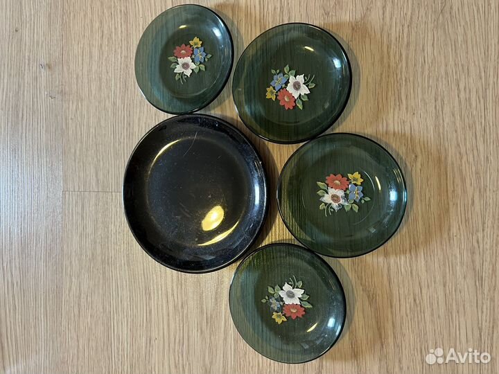 Тарелки с цветочками