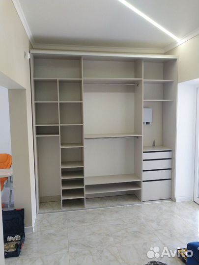 Распил, кромление лдсп, сборка дверей купе