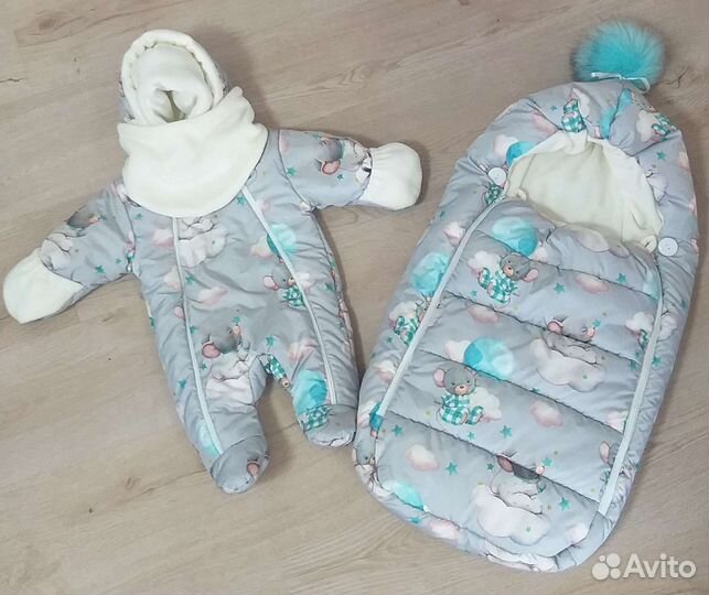 Комплект(конверт) на выписку зима